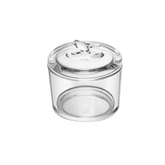 Pote com Tampa Bird Cristal 7,5cm - Ela Decora